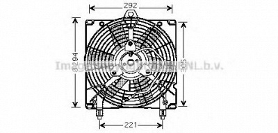 AVA QUALITY COOLING cn7517 -  Вентилятор, охлаждение двигателя